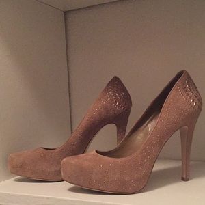 BCBG Tan Pumps